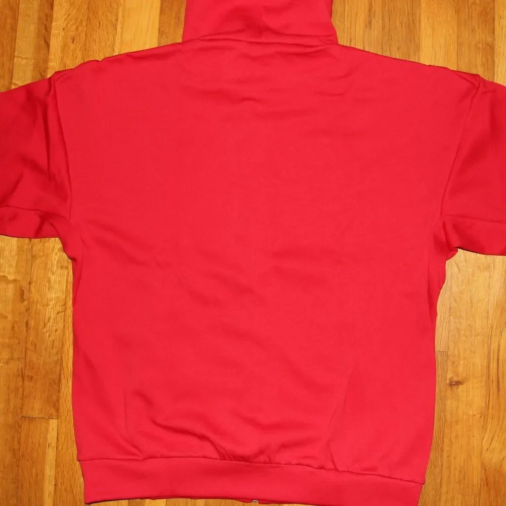 Adidas Manchester United Z.N.E. Anthem Hooded Soccer Jacket Mens M L Red